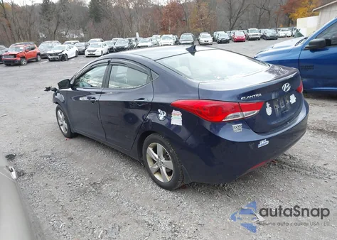 2013 Hyundai Elantra Gls/Limited из США, поврежденный, VIN 5NPDH4AE6DH163501